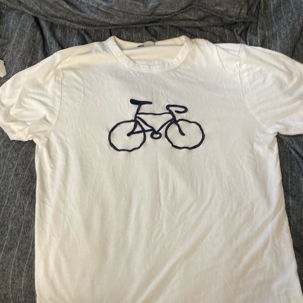 French connection white 100% cotton T-shirt